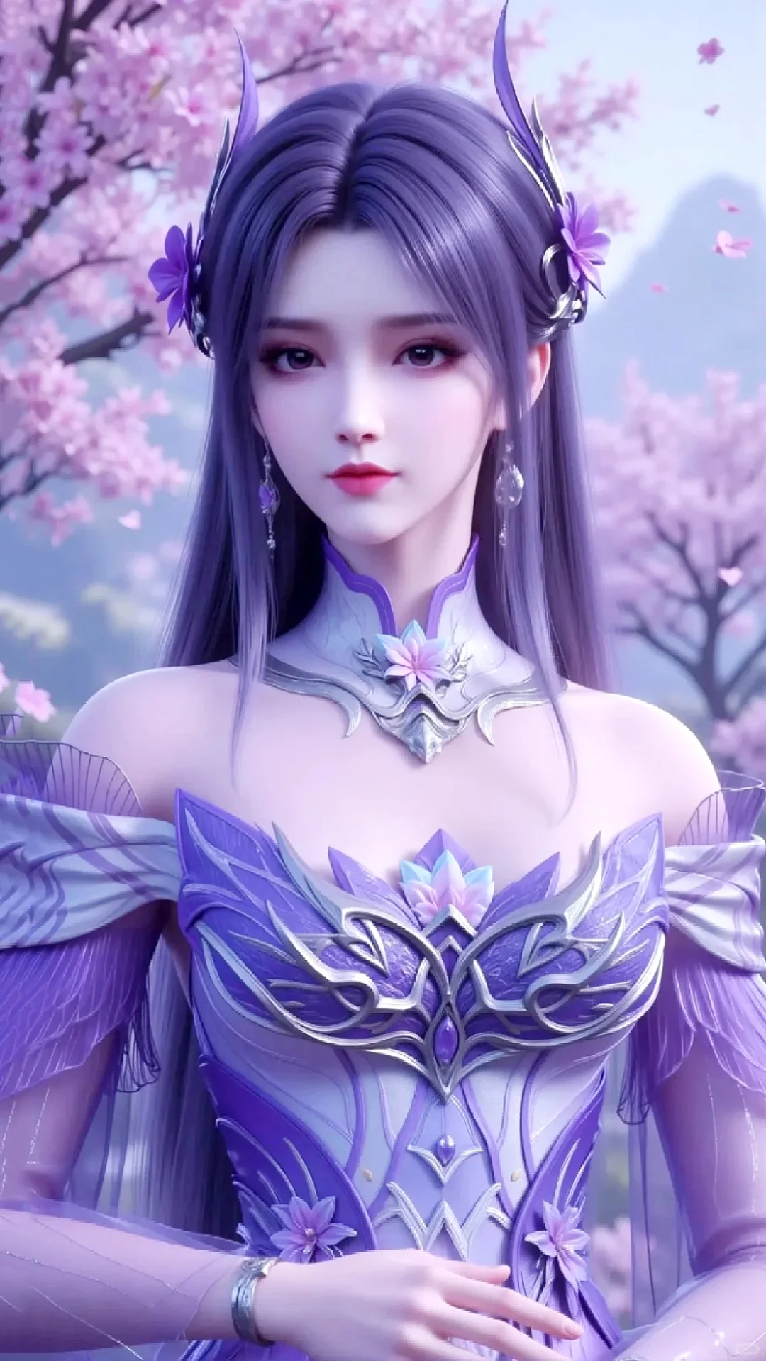 国漫女神｜小医仙斗破苍穹AI二次元动漫壁纸