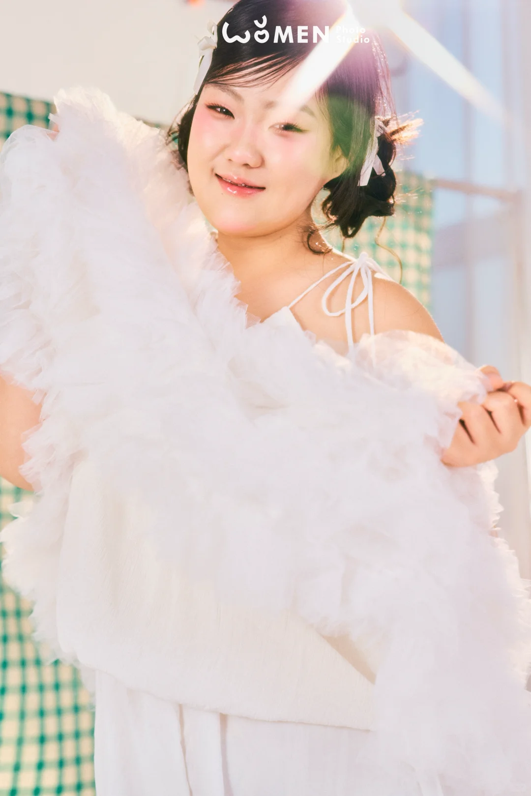 大码模特拍圣诞主题写真照的一天🎄