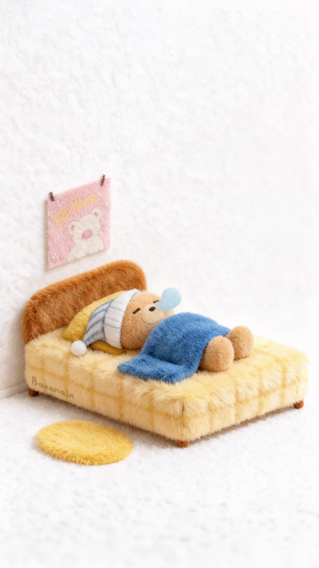 毛绒绒之挠头小熊壁纸🧸