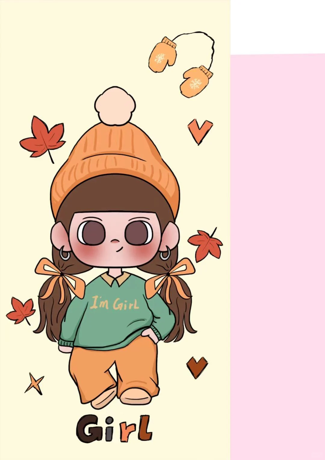 酷酷的酷仔 又甜又酷 手机壁纸图案