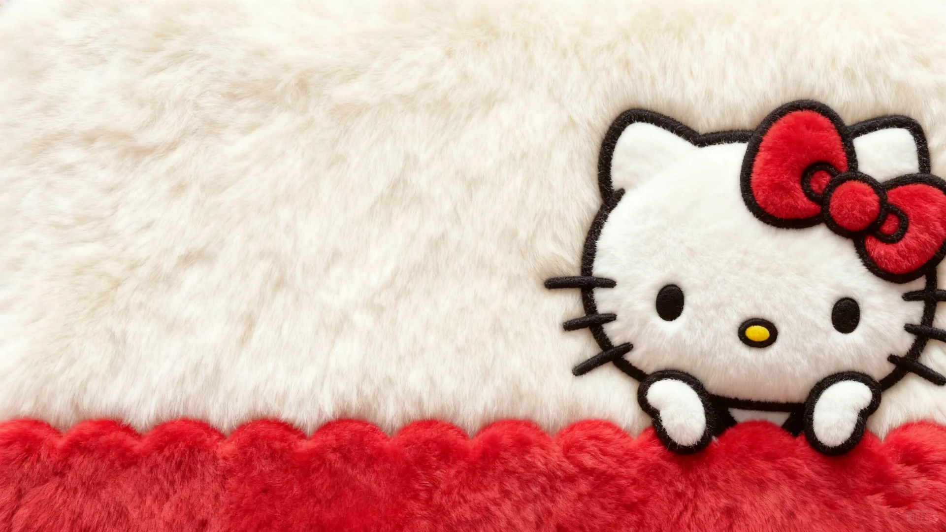 𝑺𝒉𝒂𝒓𝒆｜毛绒绒的HelloKitty电脑壁纸🎀