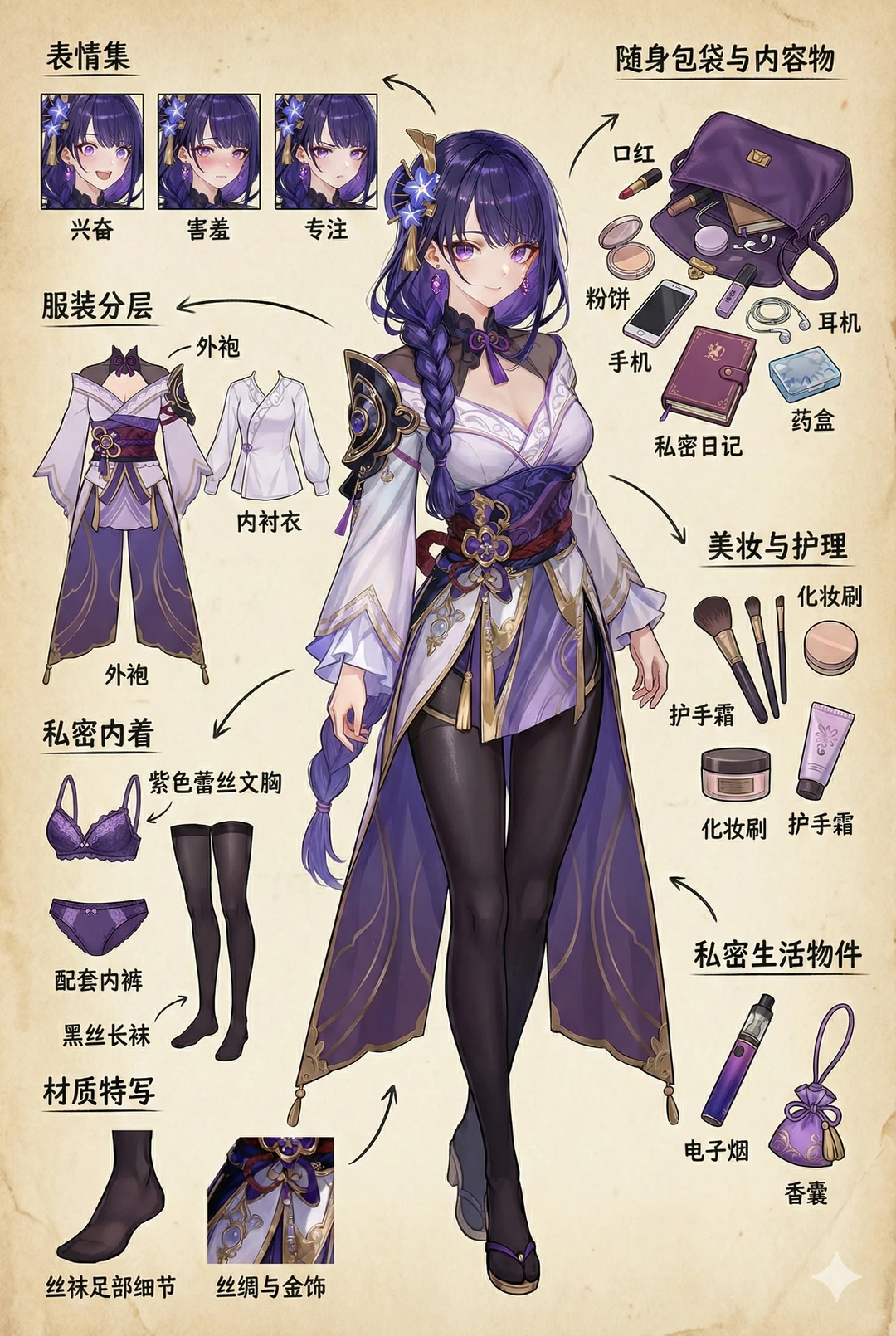 使用nanobanana生成的二次元版ootd！