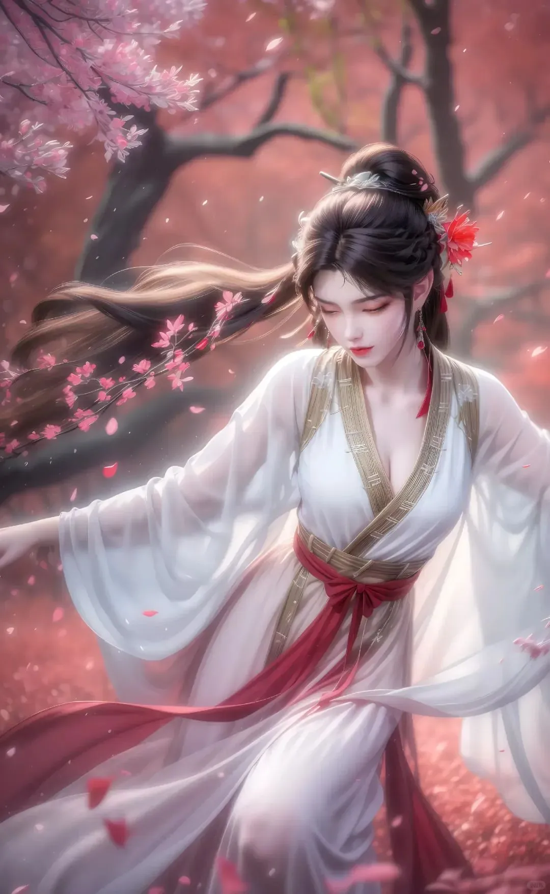 《完美世界》火灵儿 采桑女高清壁纸