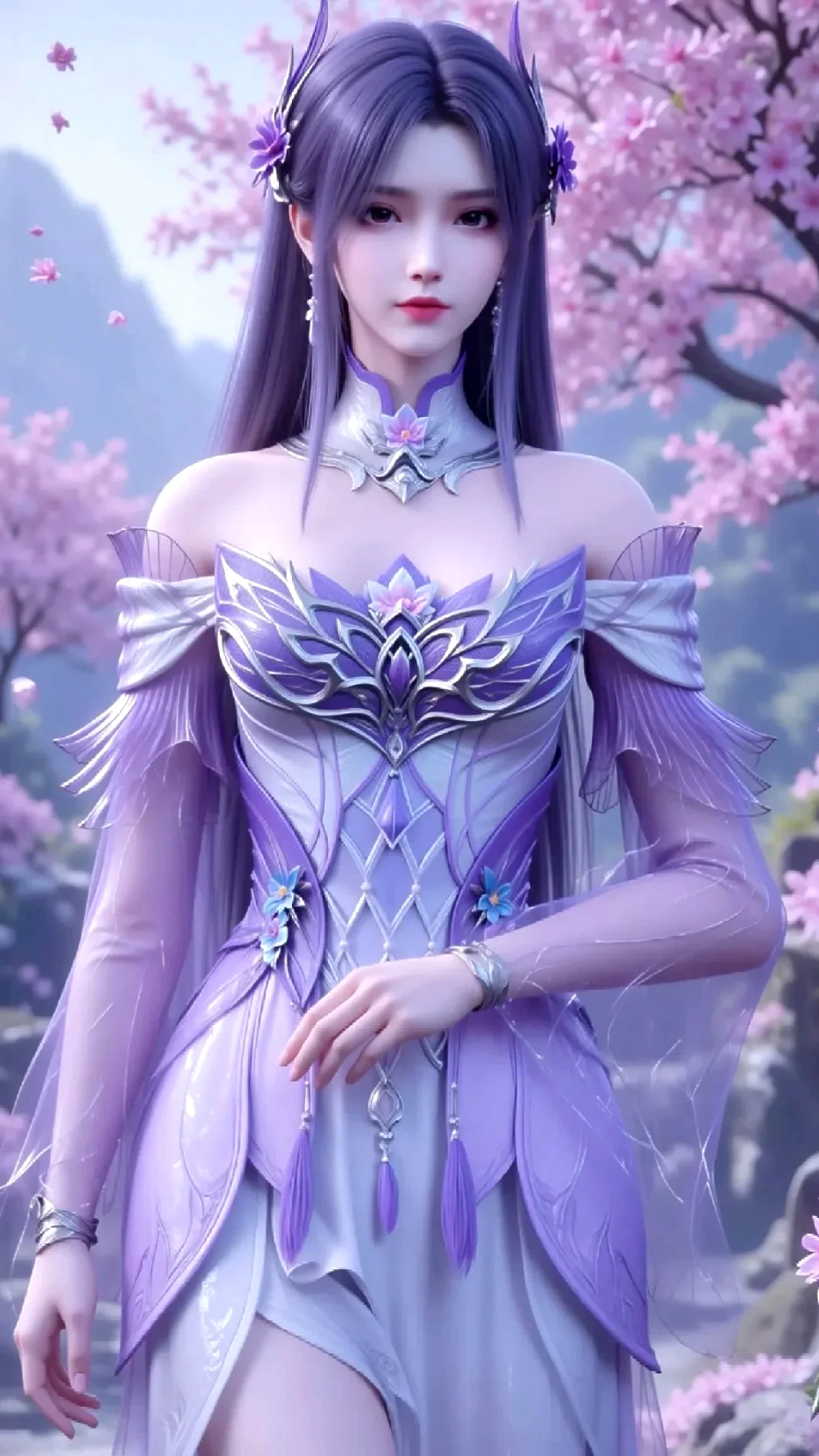 国漫女神｜小医仙斗破苍穹AI二次元动漫壁纸