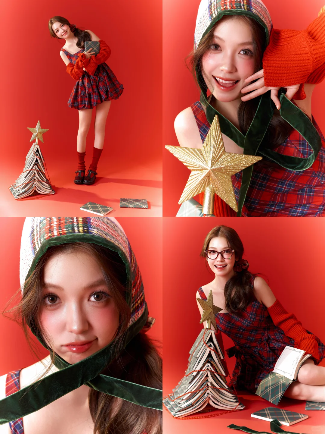 oh！是“韩女书呆子”📚miu系圣诞照
