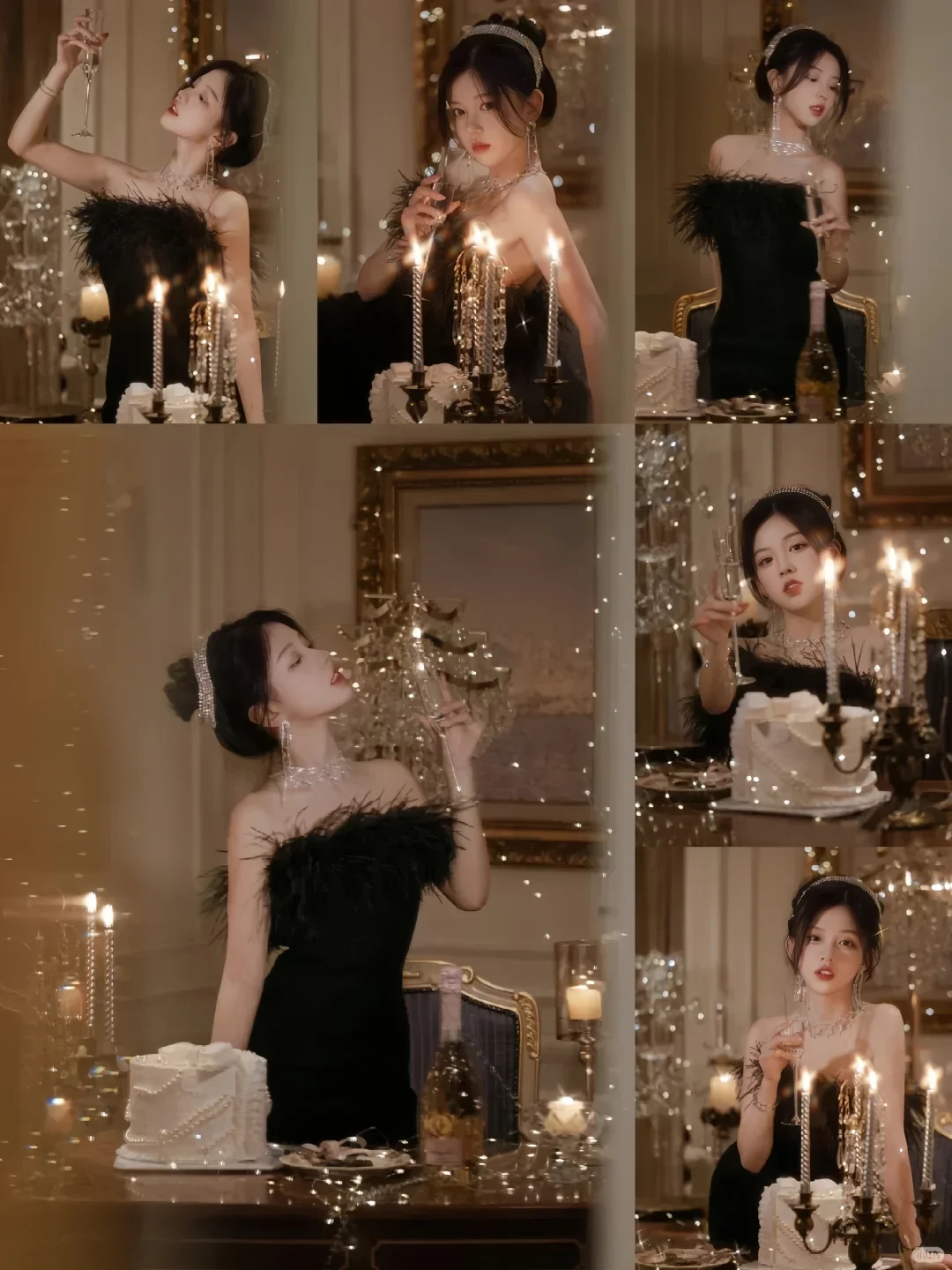生日必拍的风格 氛围感富家千金生日照🎂