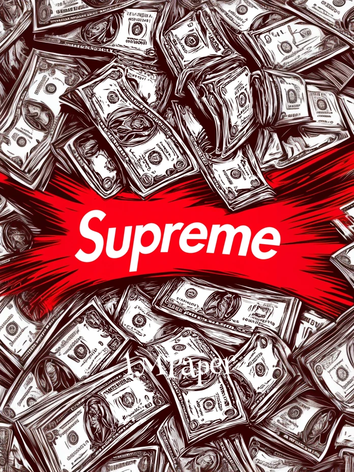 Supreme壁纸 l 美金滚滚来