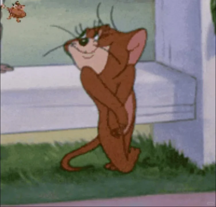 鬼迷日眼的小耗子（动图）