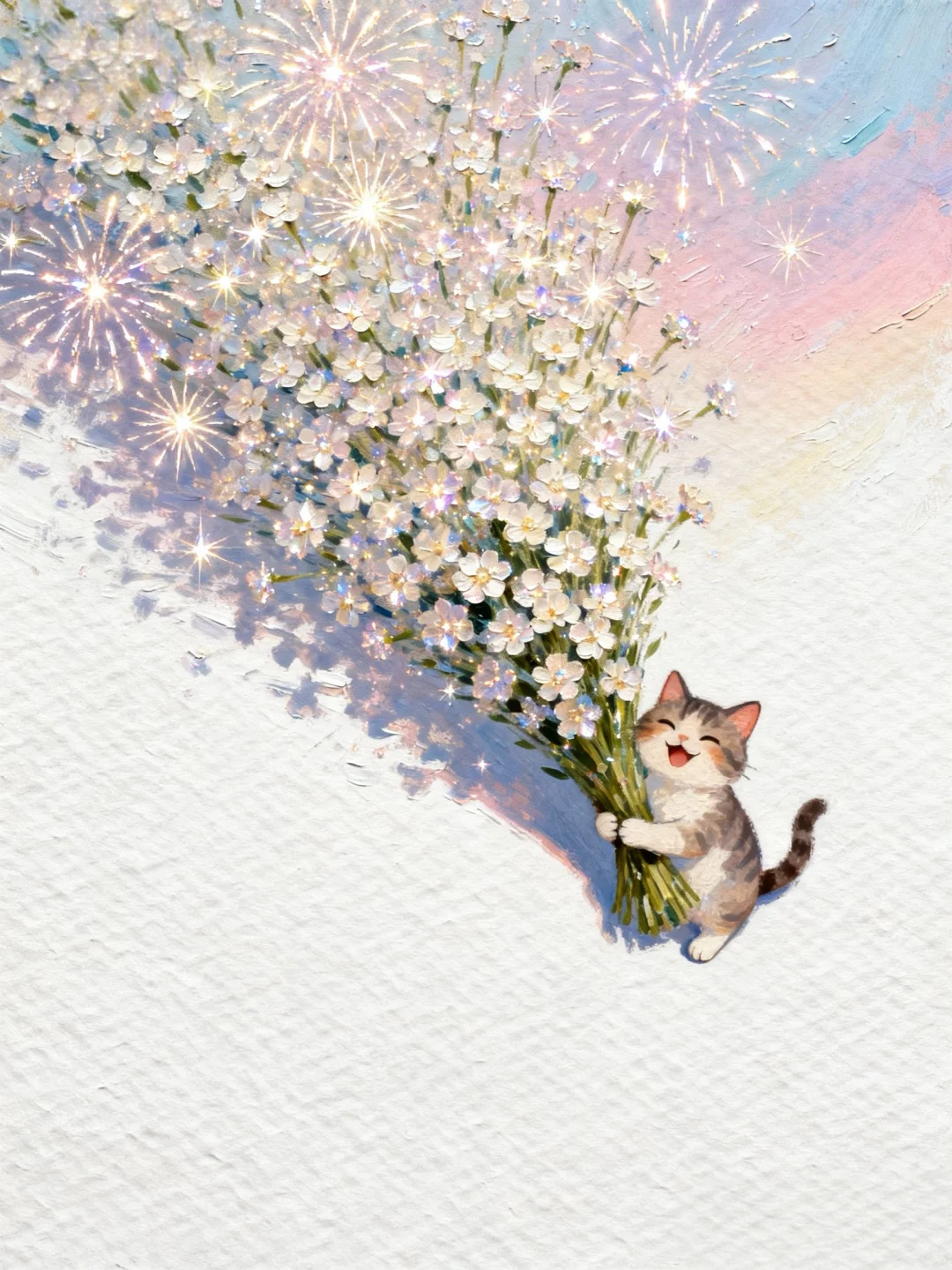 收到花花的小猫开心极了✨