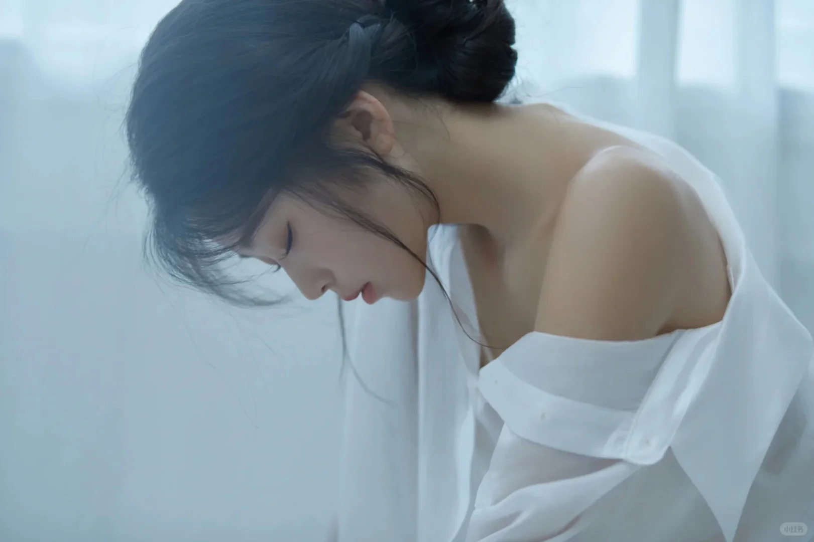 情绪写真|白色衬衫真是绝啦纯欲天花板❣️