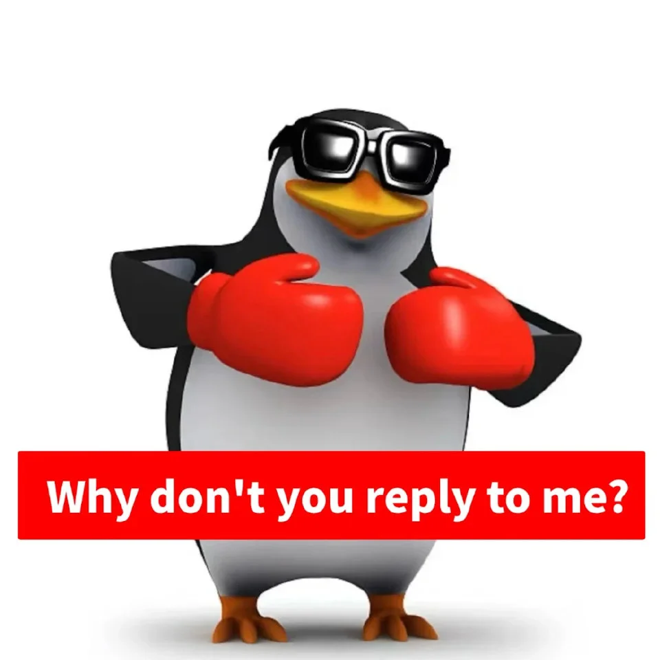 表情包：威廉泰尔企鹅 英文版