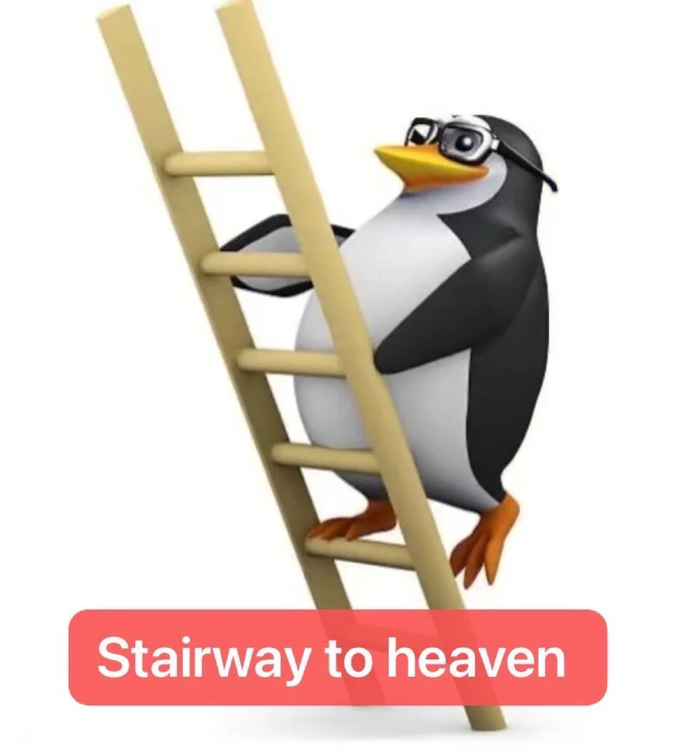 表情包：威廉泰尔企鹅 英文版