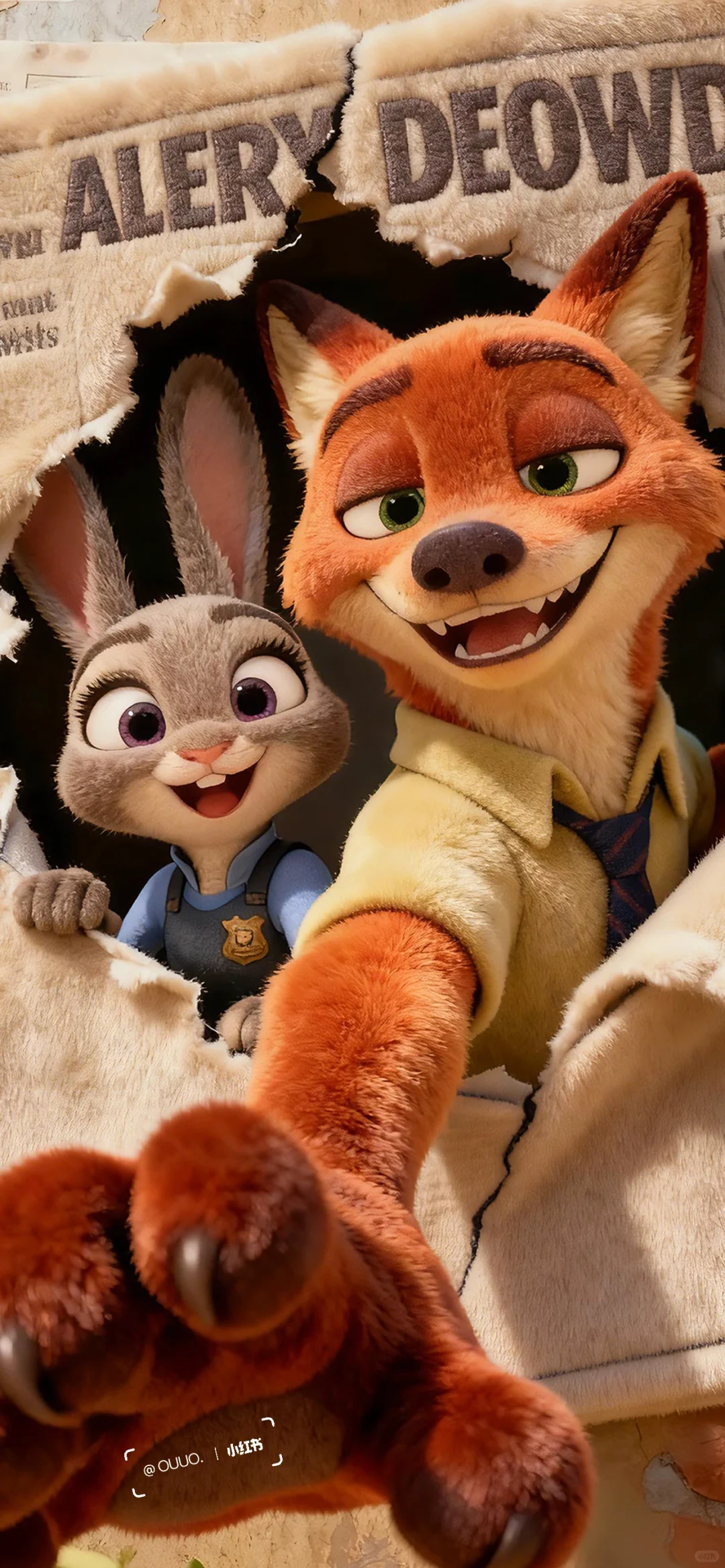 𝘄𝗮𝗹𝗹𝗽𝗮𝗽𝗲𝗿｜疯狂动物城毛茸壁纸🐰