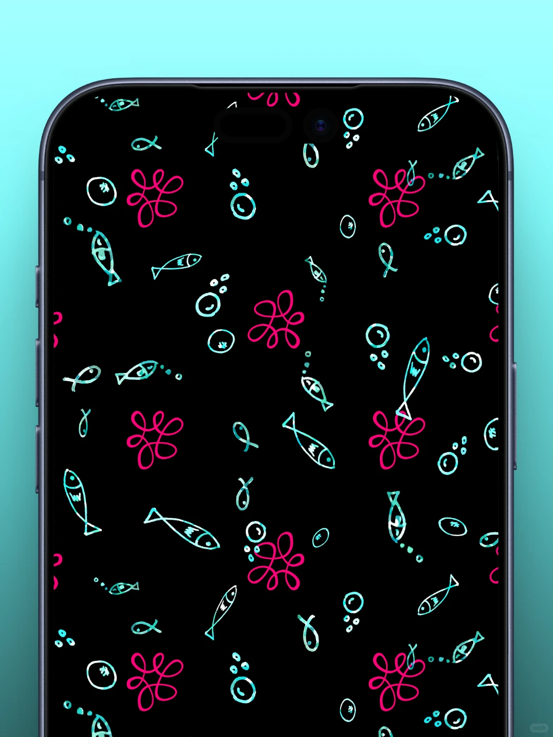 073｜手机壁纸分享｜小鱼与鲜花