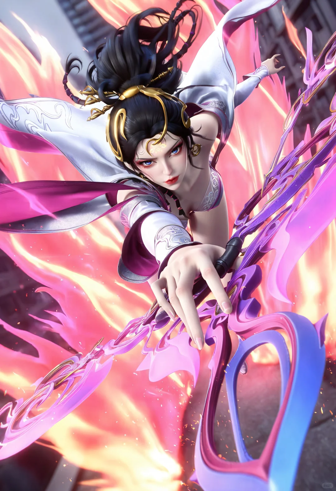 魅姬战斗风，气场全开，太燃了！