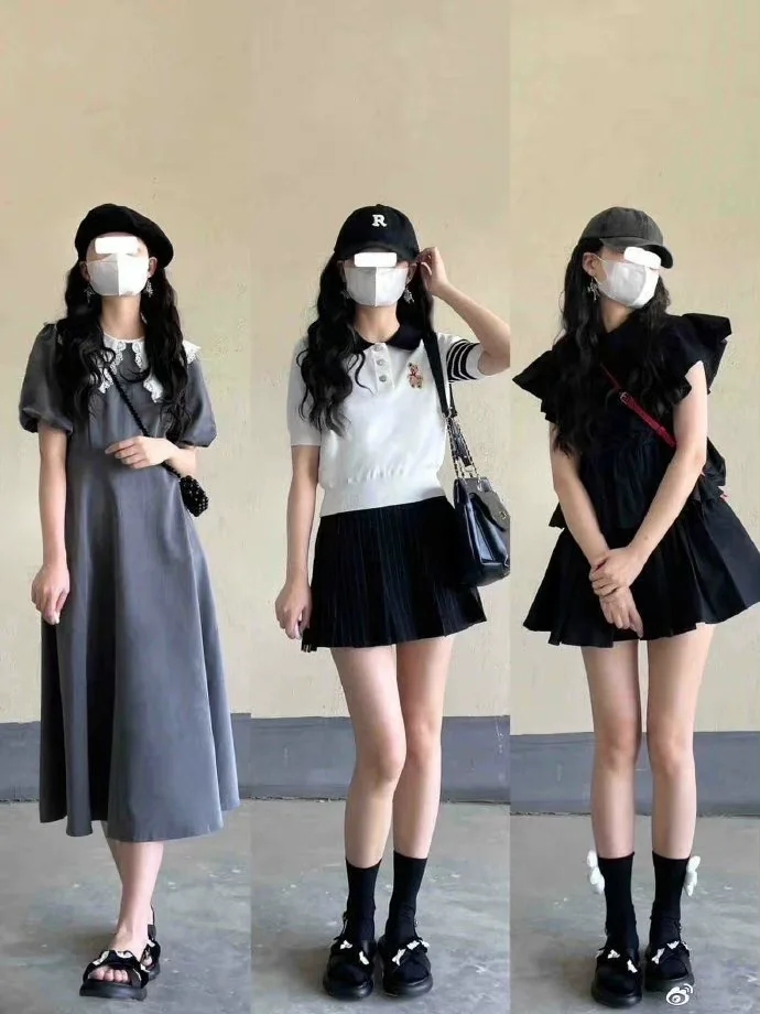 甜纯女孩穿搭⛱️氛围感拉满💕很难不爱❤️ #