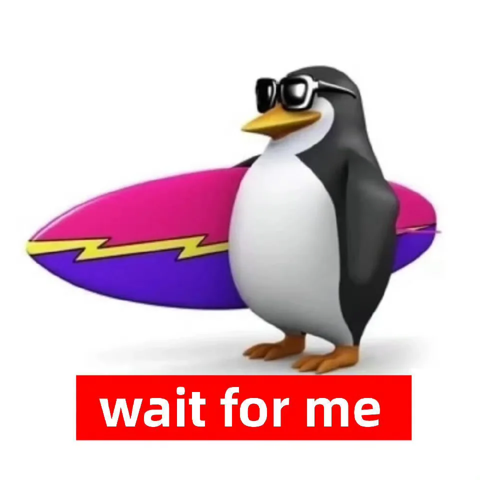 表情包：威廉泰尔企鹅 英文版