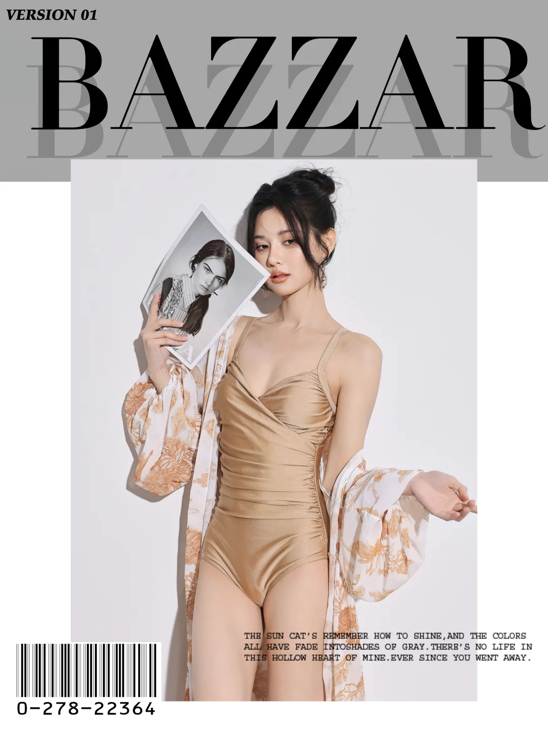 绝了！谁拍谁好看的泳衣呀！纯欲感轻松驾驭