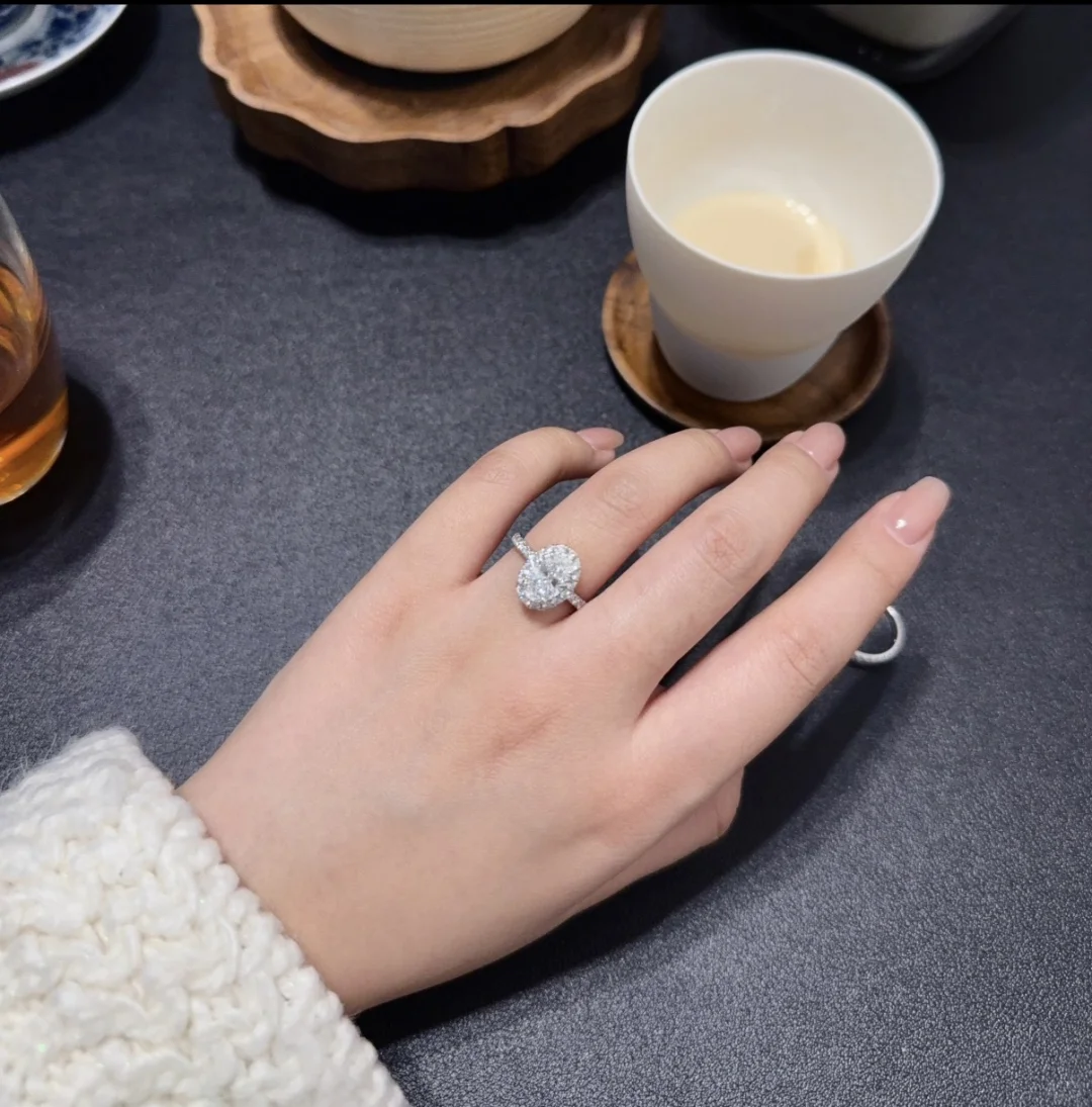 高品质椭圆形克拉钻💎💎