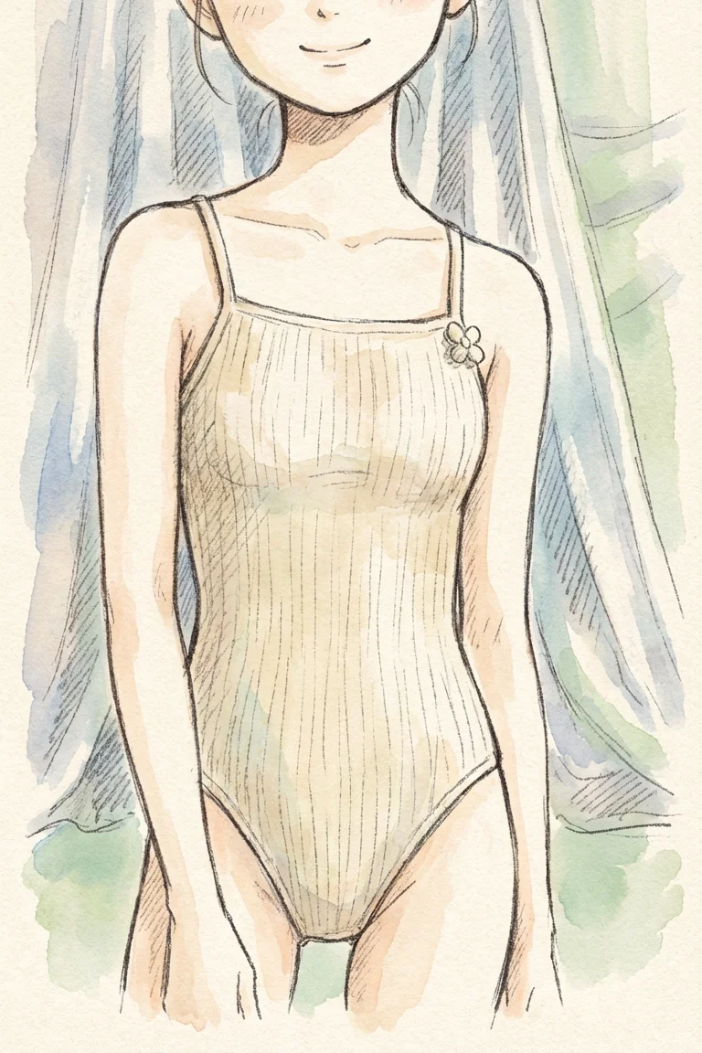 游泳📝给自己喜欢的泳衣画了一组小卡