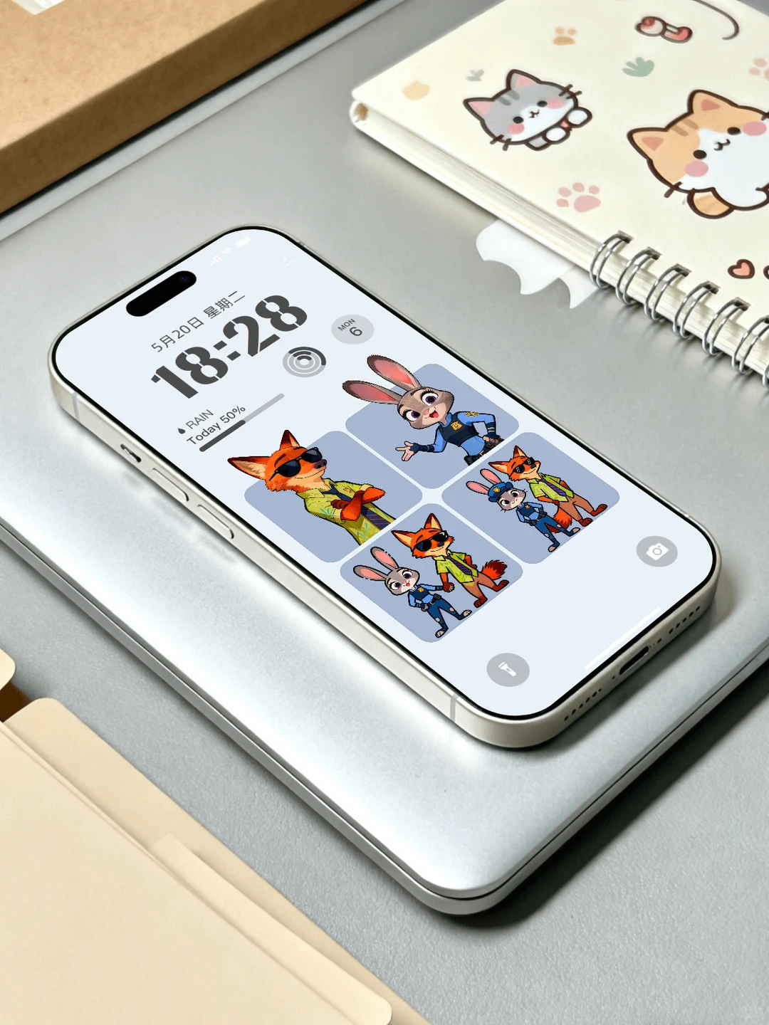 疯狂动物城✨朱迪与尼克手机壁纸