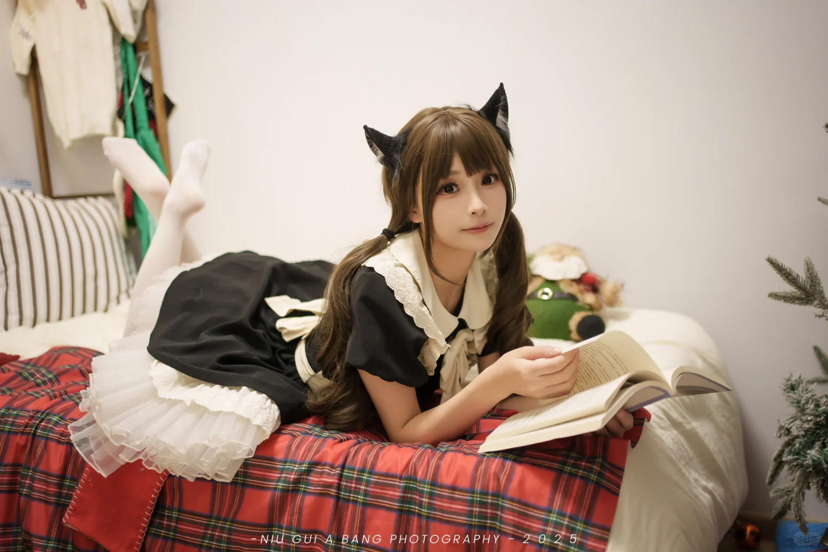 慵懒圣诞氛围感女仆写真~🎄