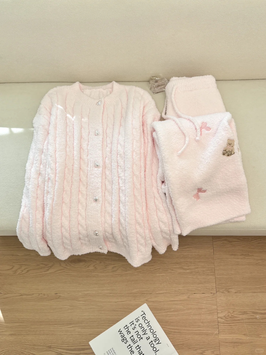 粉色小熊软糖🎀🧸又甜又温柔的睡衣谁不爱～