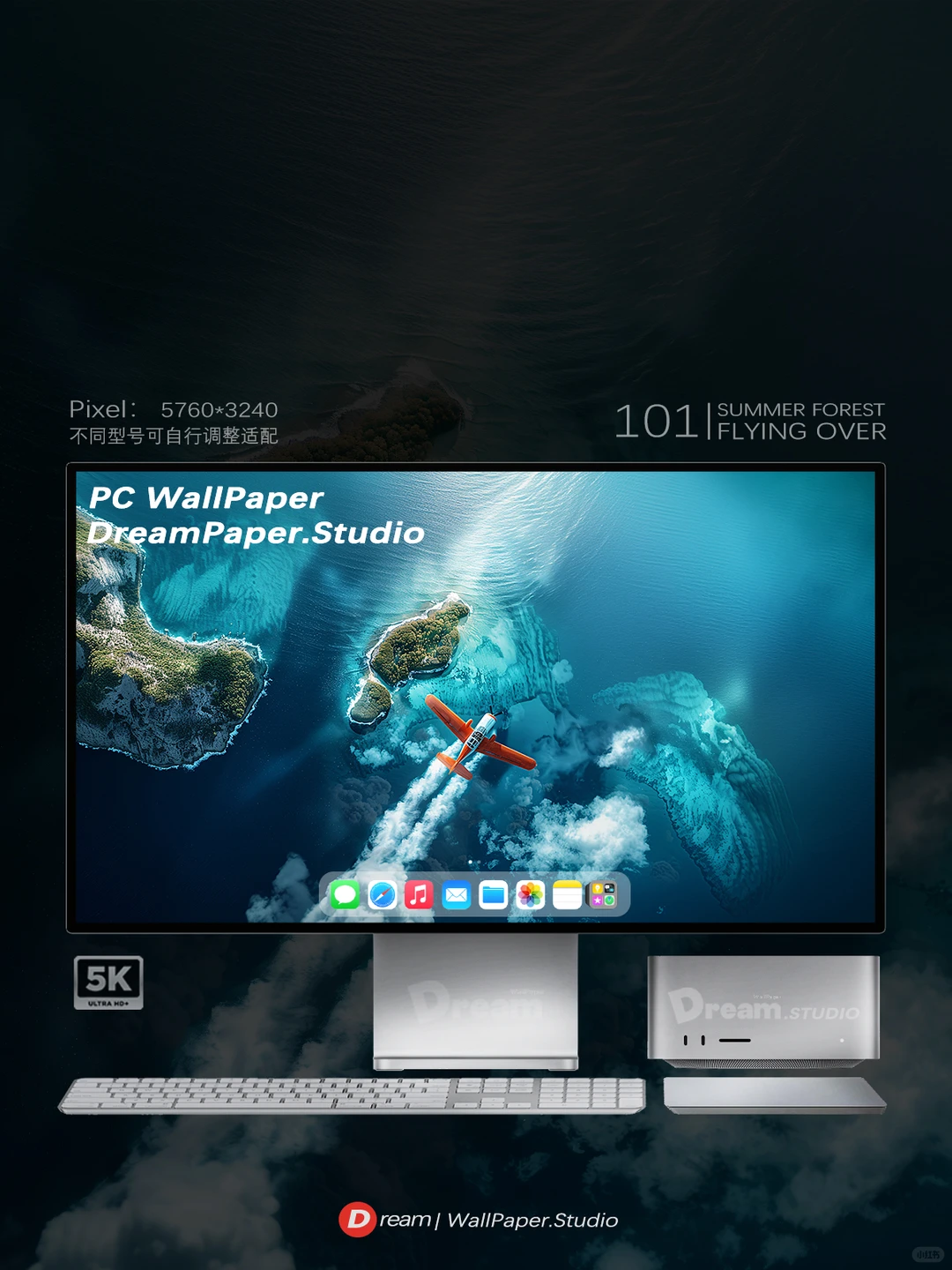 Dream壁纸/“飞越蓝色星球的小岛🌍”