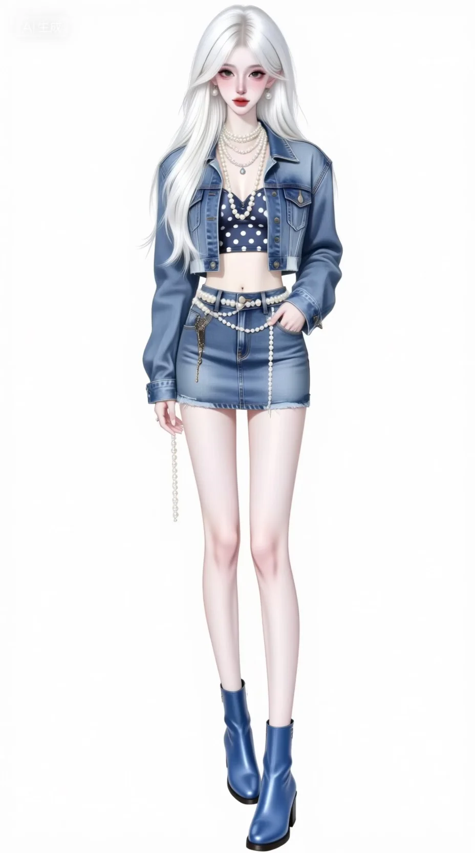 辣妹穿搭，酷酷的很安心