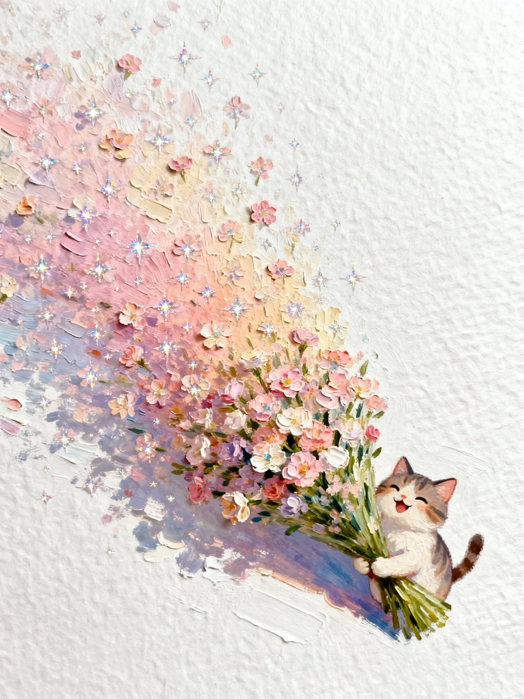 收到花花的小猫开心极了✨