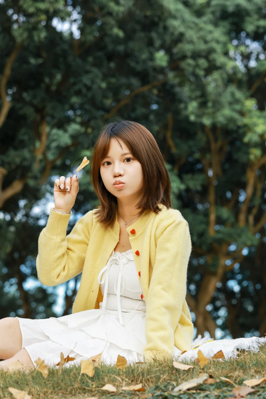 存一些秋天拍照姿势🍂珠海秋日写真分享