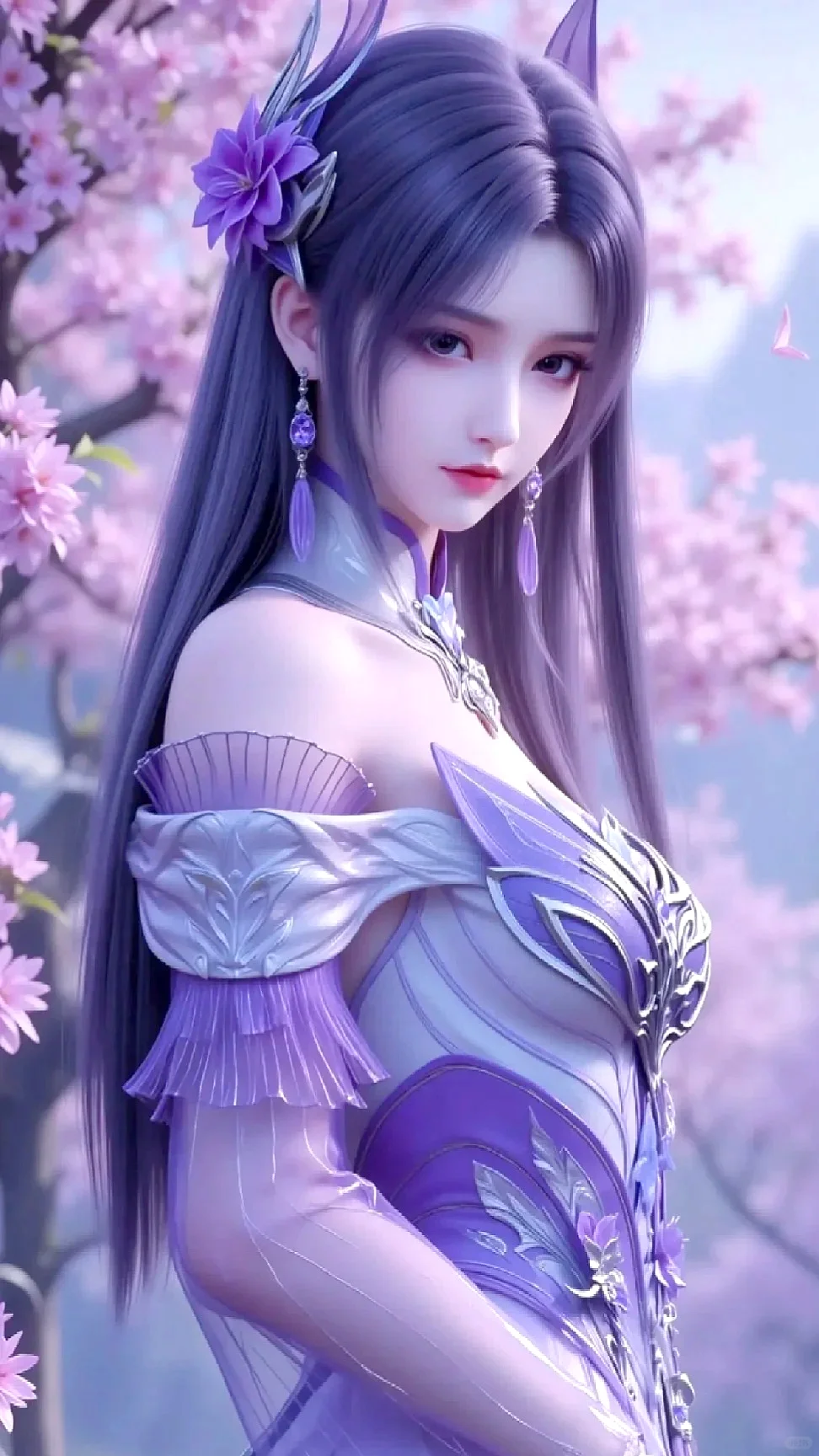 国漫女神｜小医仙斗破苍穹AI二次元动漫壁纸