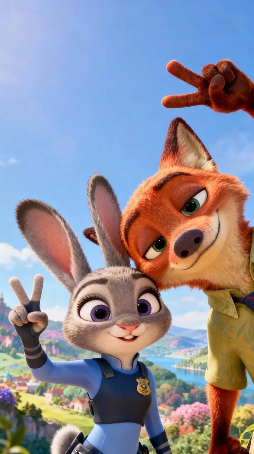 疯狂动物城｜尼克朱迪壁纸1