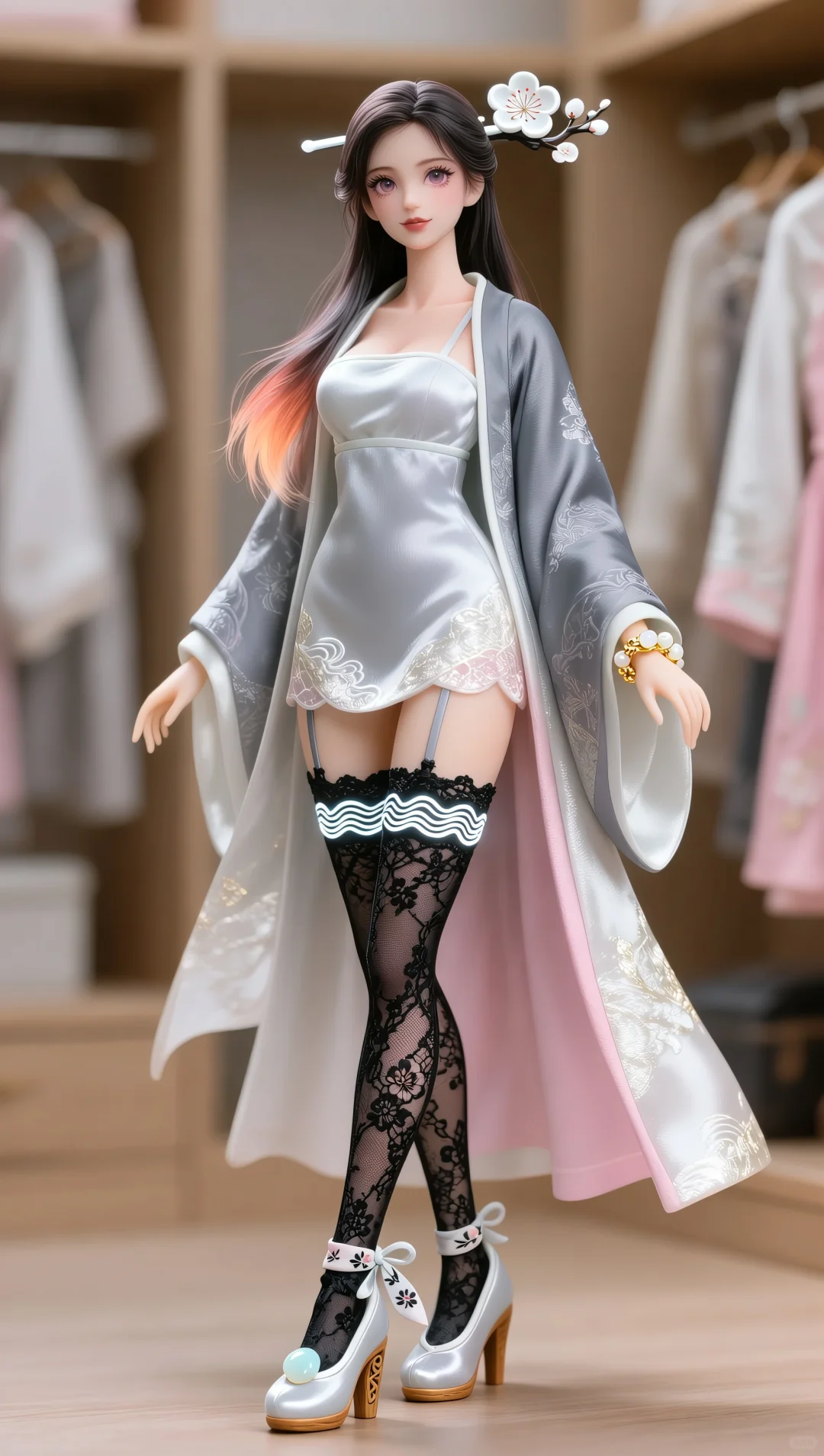 AI 捏的国风娃娃