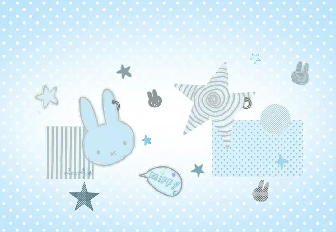 米菲兔横屏iPad平板丨电脑壁纸˶ • × • ˶