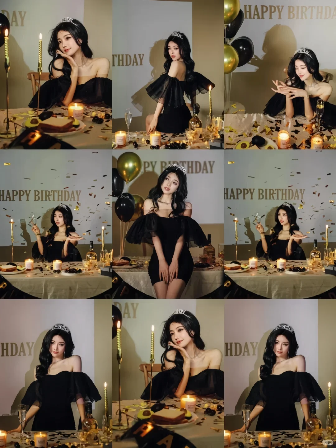 生日必拍的风格 氛围感富家千金生日照🎂