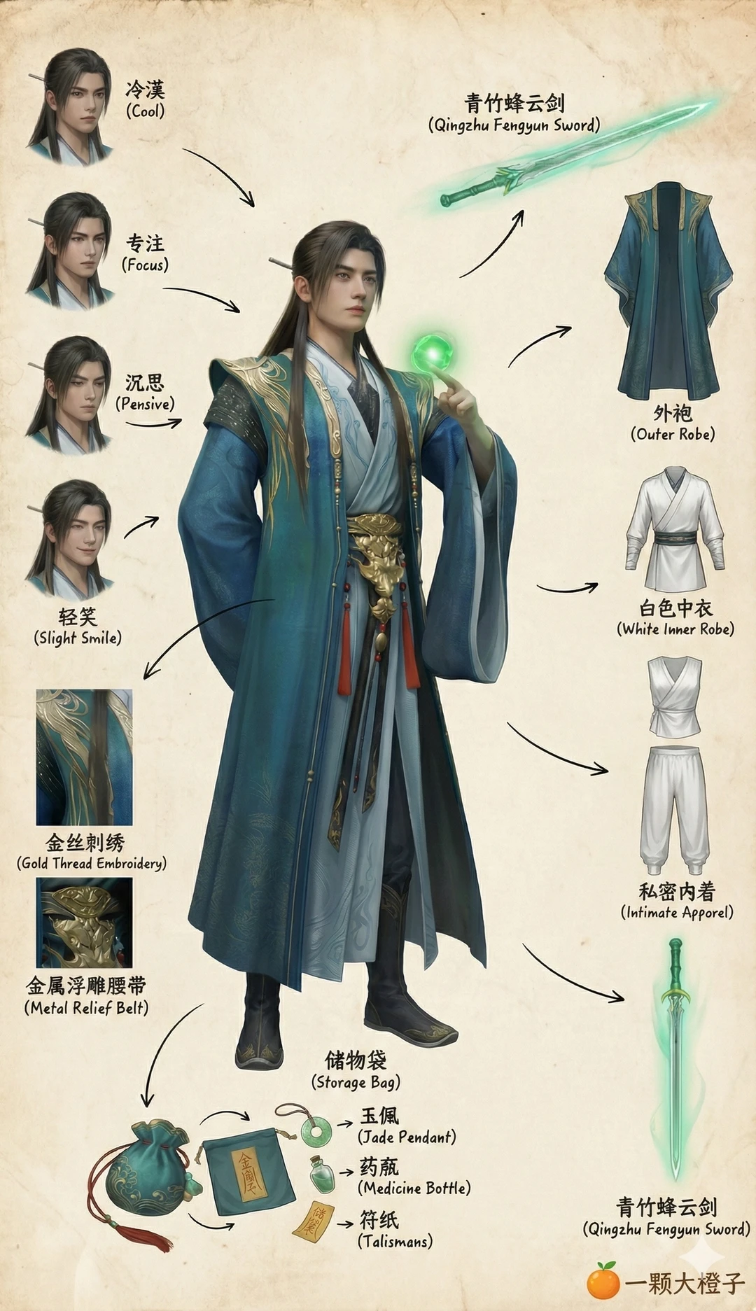 凡人设定图，天啦噜，太离谱