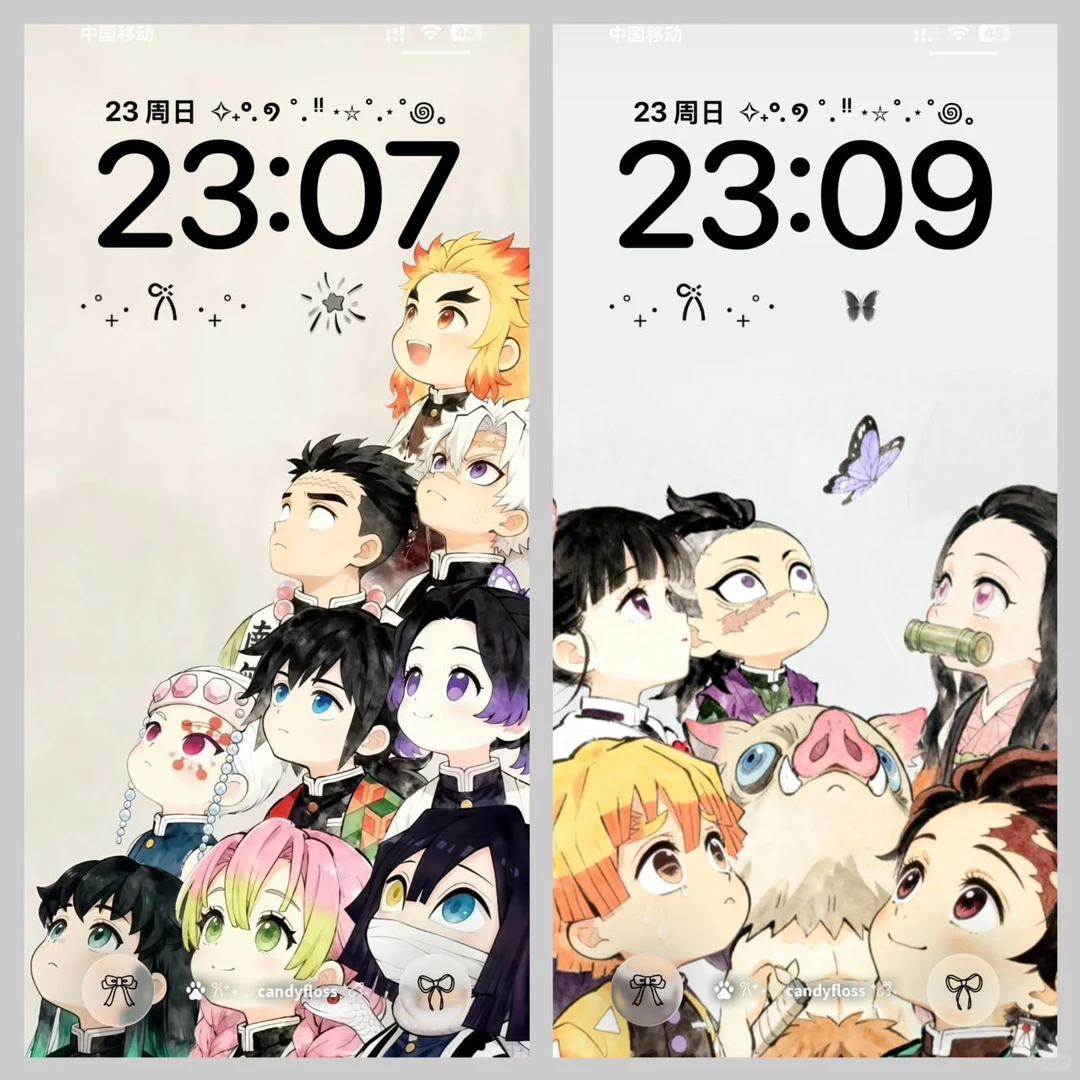 被这个壁纸萌到！怎么这么可爱！🥹