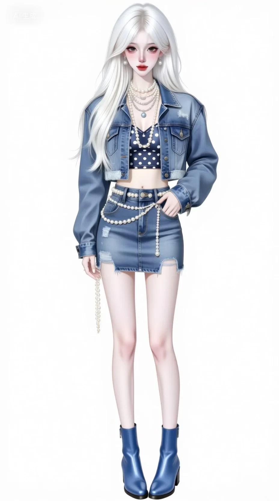 辣妹穿搭，酷酷的很安心