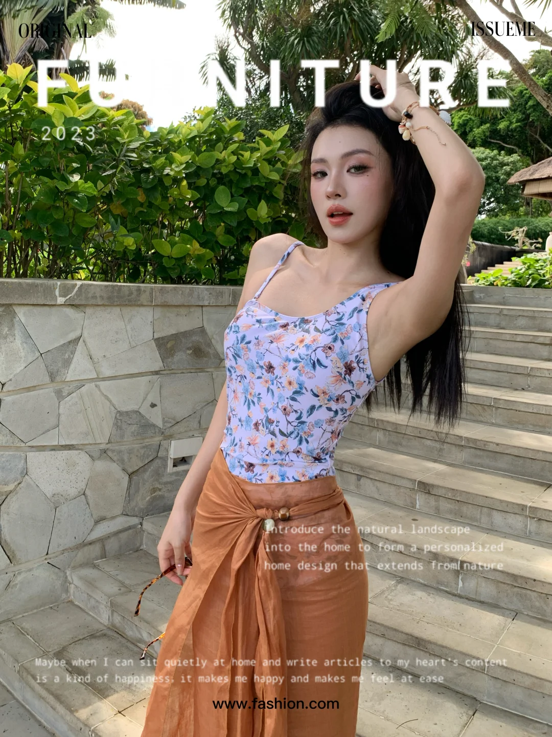 🌺海岛度假的碎花浪漫｜繁花穿进泳衣的浪漫