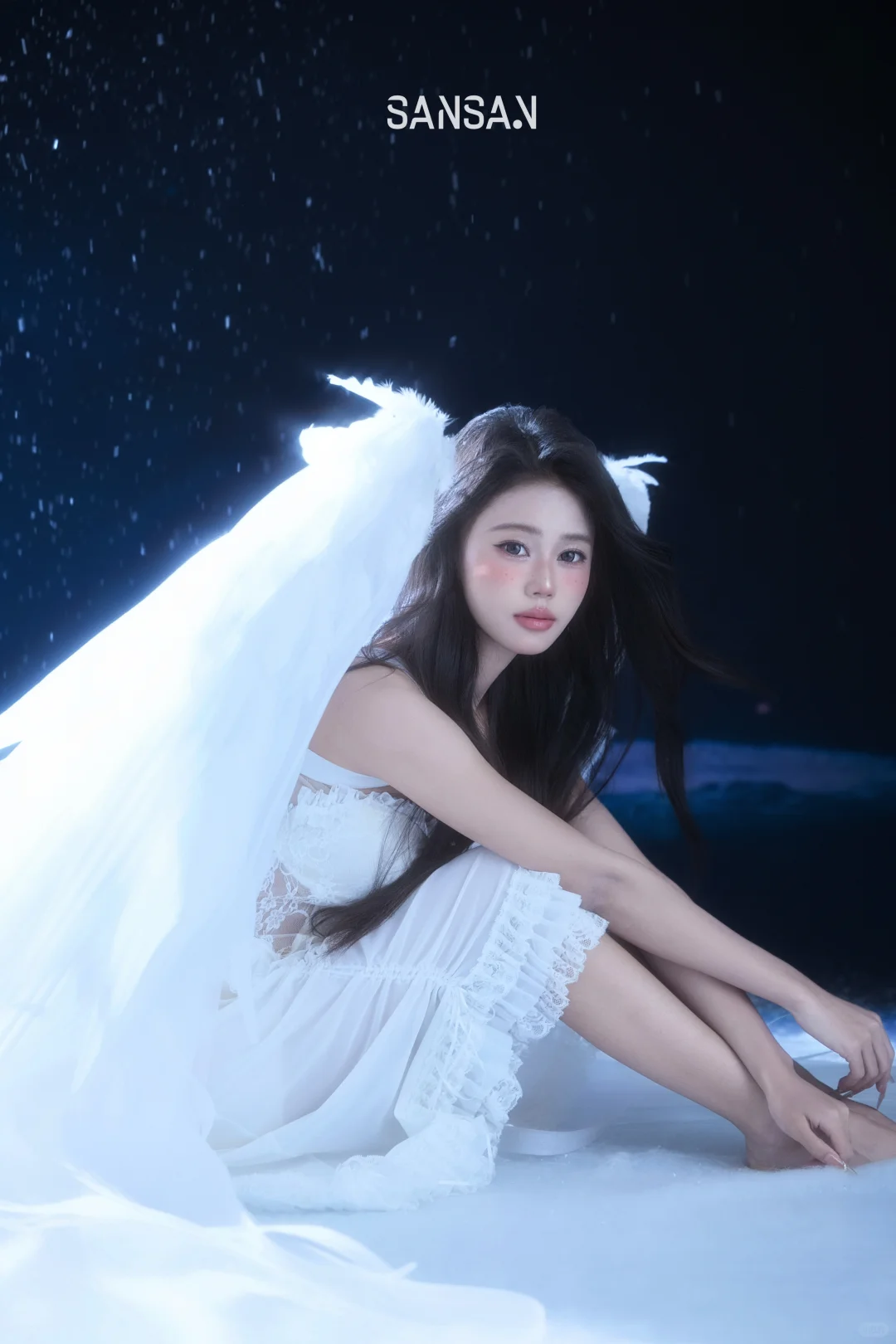 光之翼的雪天使写真❄️🗡️