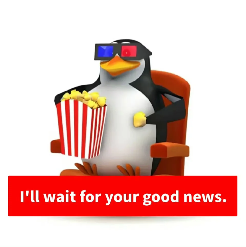 表情包：威廉泰尔企鹅 英文版