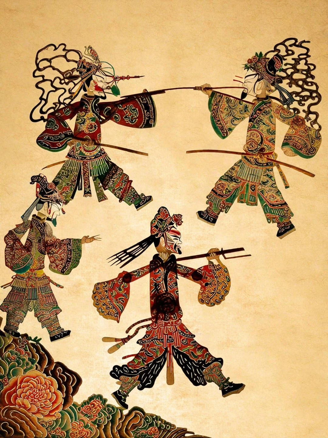 奇域AI｜AI竟然能出中式皮影效果了！