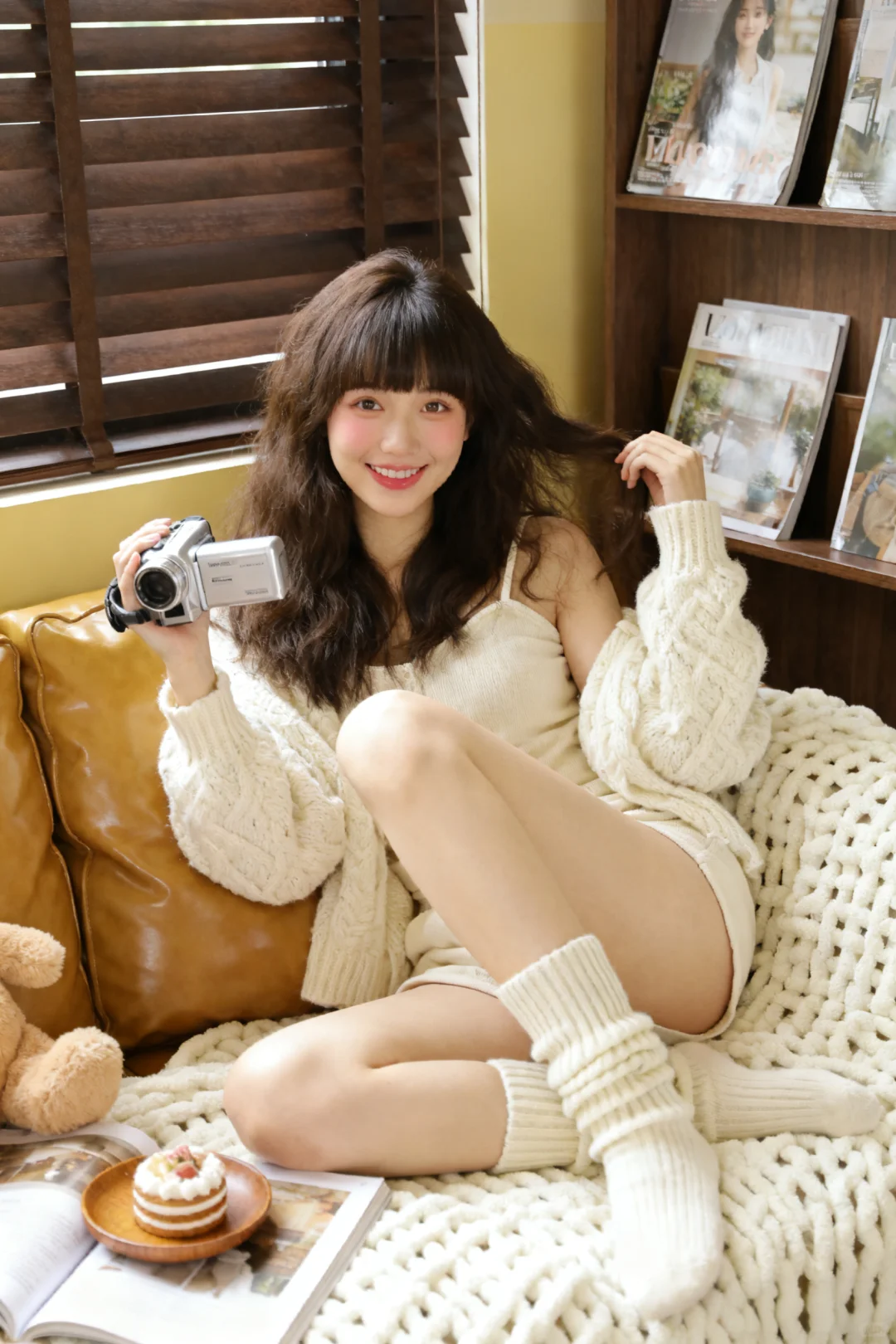 Ai写真●怎样0元生成超甜居家慵懒风写真？