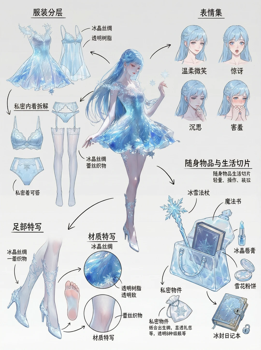 小说女主穿搭拆解👀