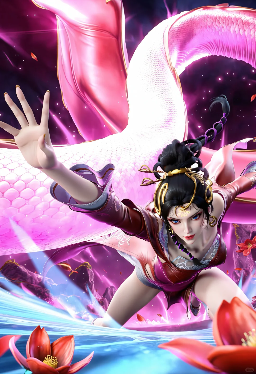 魅姬战斗风，气场全开，太燃了！