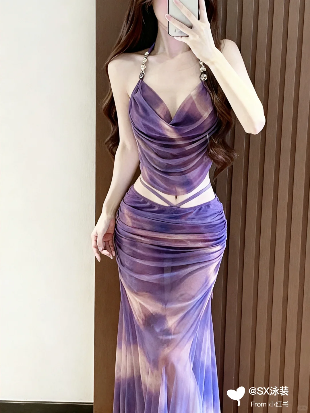 怎么会有这么欲的比基尼长裙👗啊！