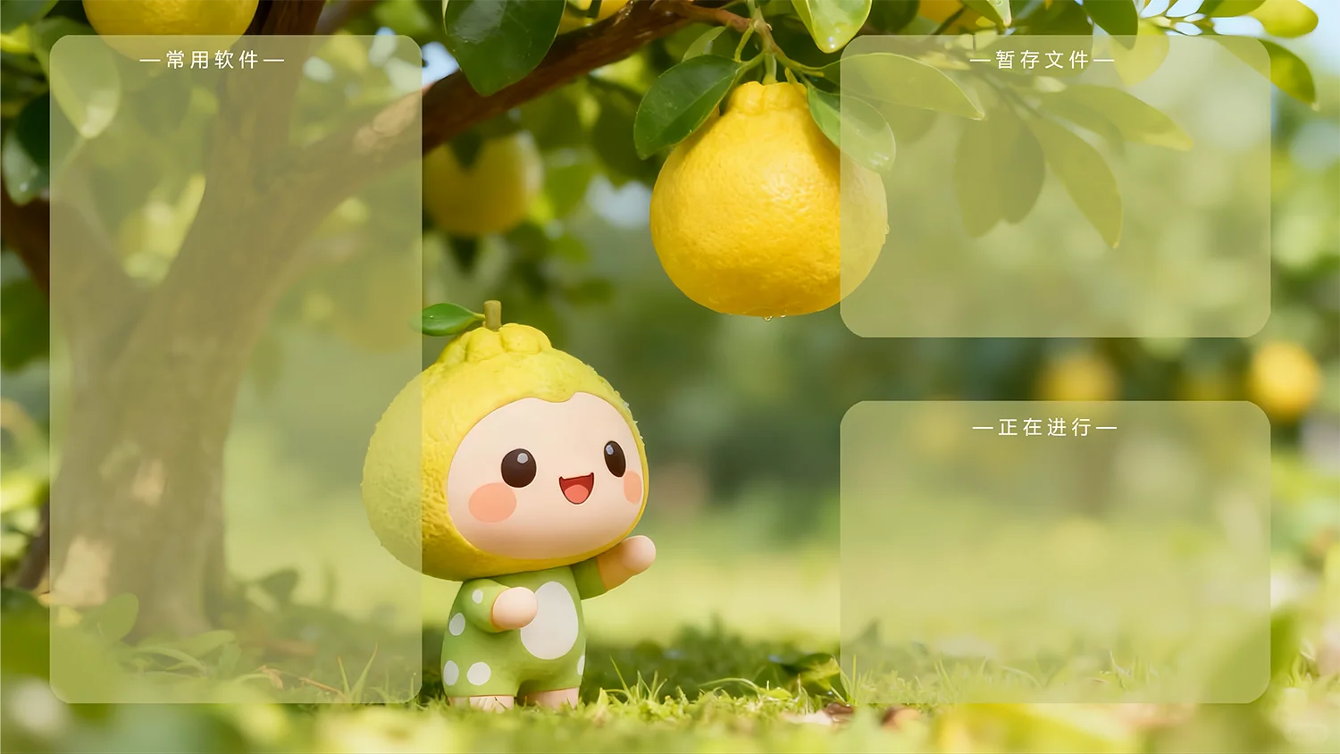 133壁纸︱最近备受喜欢的柚子树，电脑壁纸