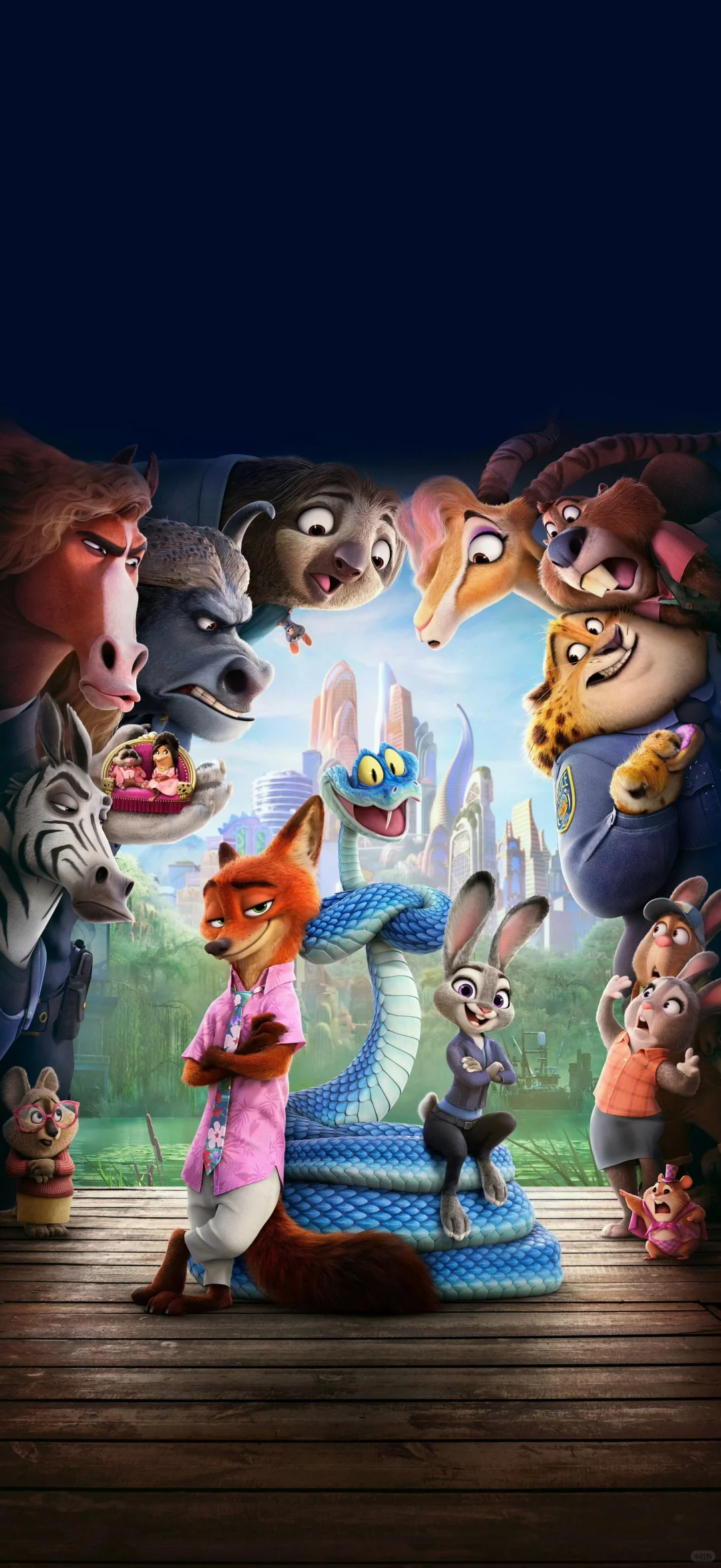 疯狂动物城2的手机壁纸来啦！