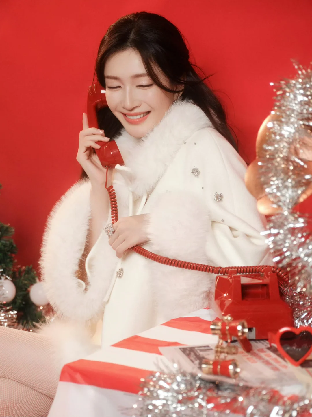 江疏影白丝，白到发光